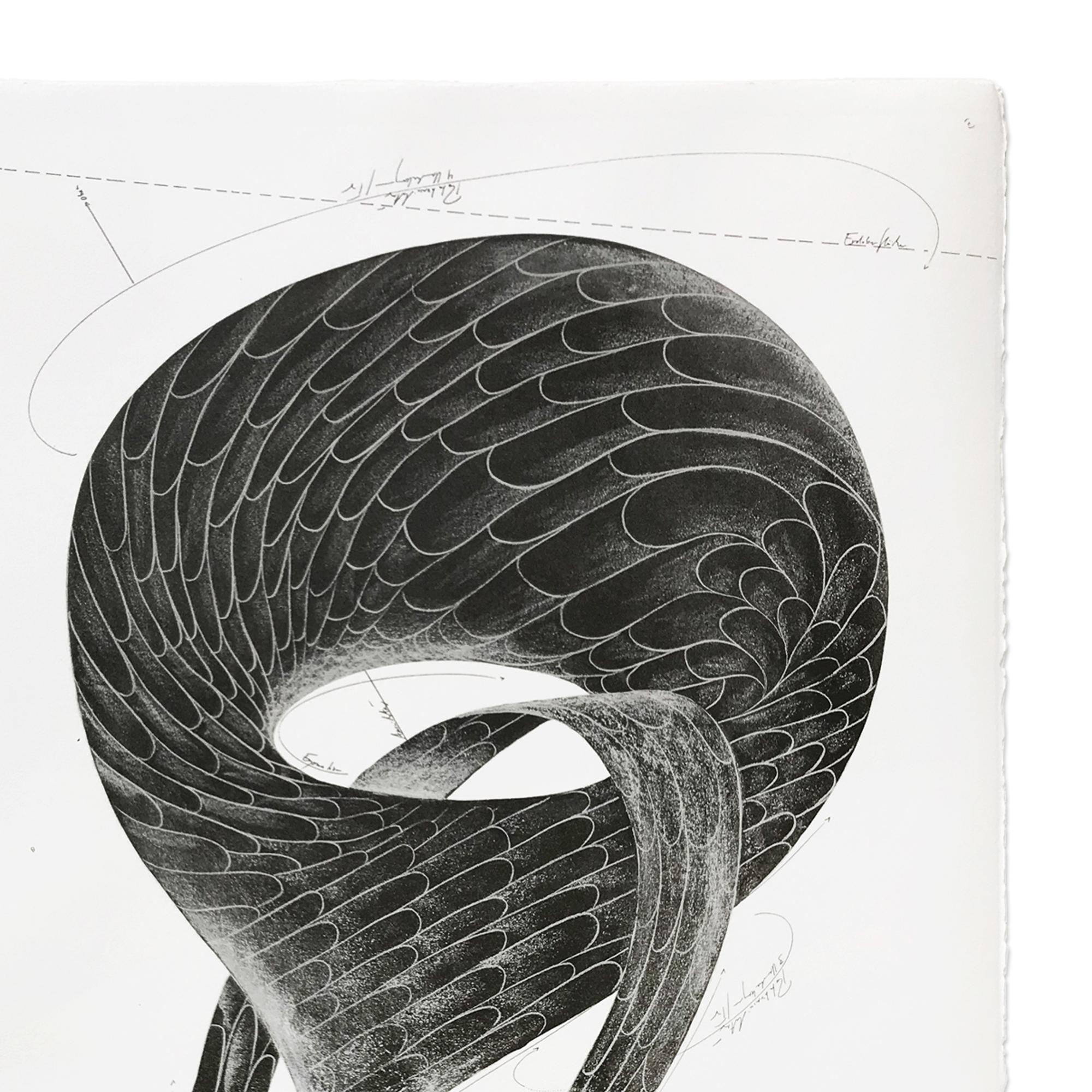 Jorinde Voigt, Deseo heredado - Litografía, Arte abstracto, Impresión firmada en venta 2