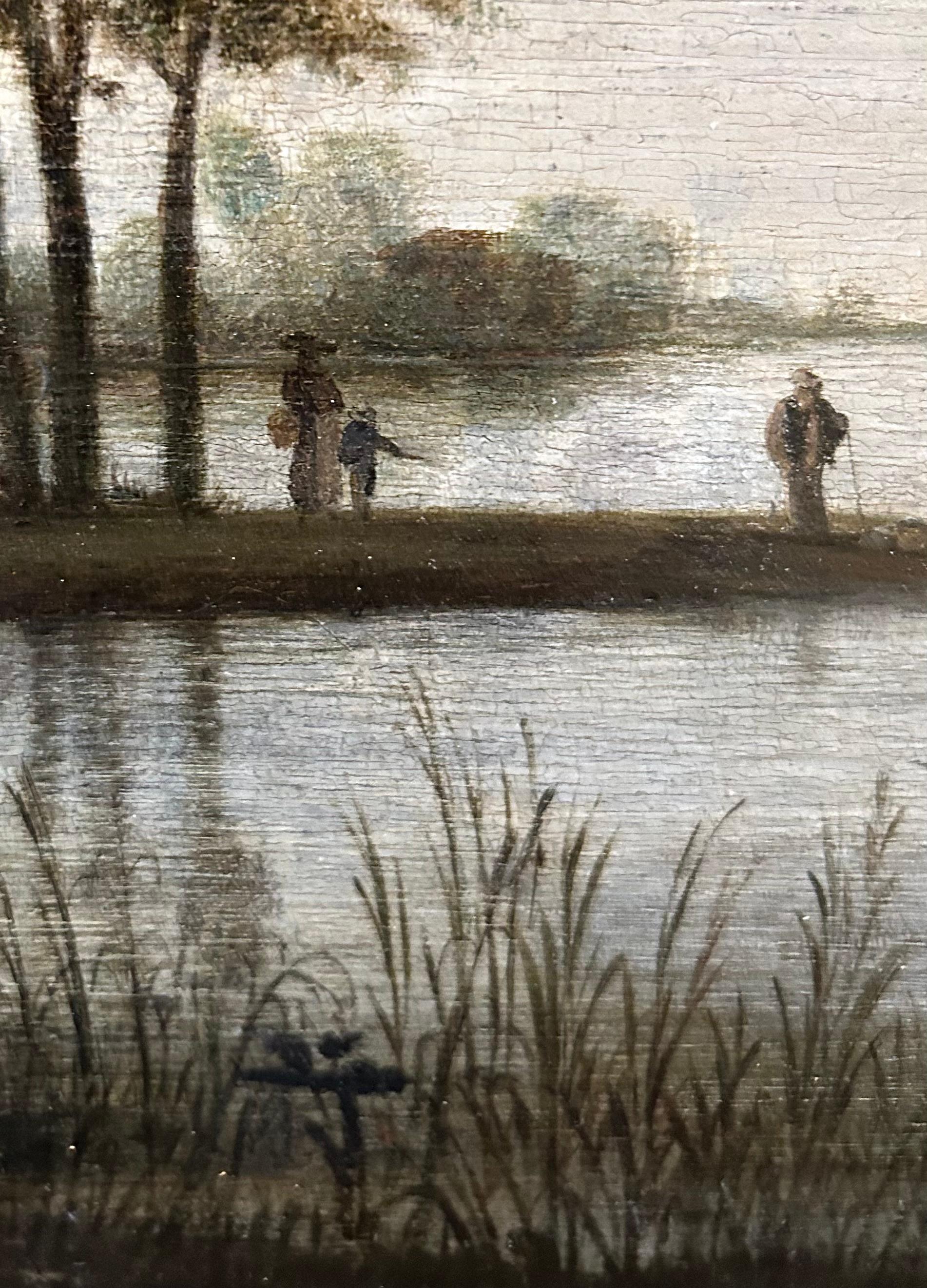 Heron-Shoot in einer Landschaft (Alte Meister), Painting, von Joris Abrahamsz van der Haagen