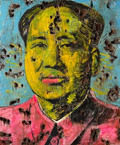 "Green Mao" by Joris Ghilini, 24 x 20 in, 2023