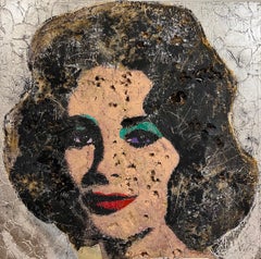 "Liz Taylor" by Joris Ghilini, 31 x 31 in, 2023