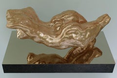 Pur Ti Miro Bronze Sculpture Mirror Torso Torse Opera In Stock