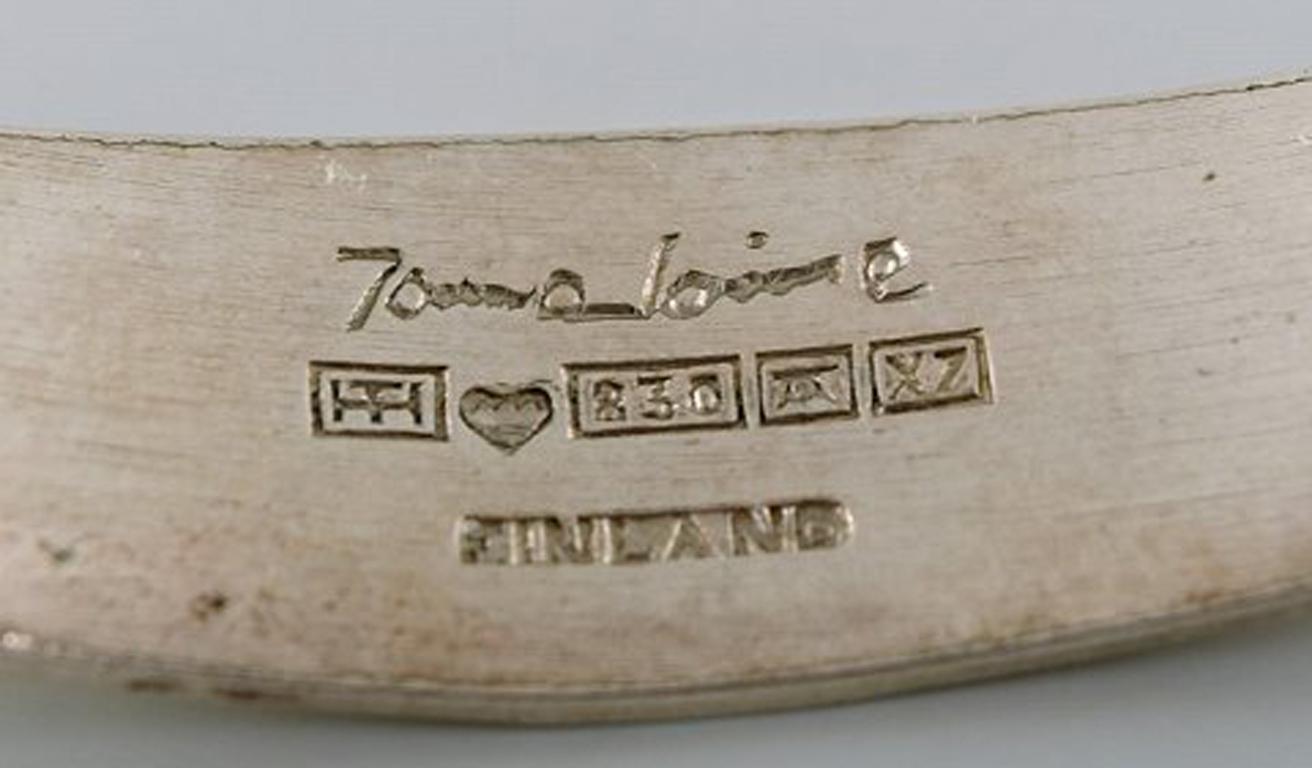 Women's Jorma Laine, Turku, Finland, Finnish Modernist Bracelet in Silver