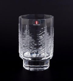 Jorma Vennola for Iittala. Eight "Kuusi" drinking glasses. Late 20th C.