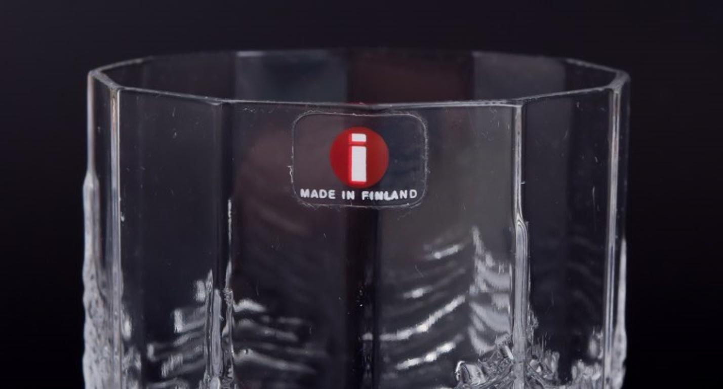 Jorma Vennola pour Iittala. Huit verres à boire 