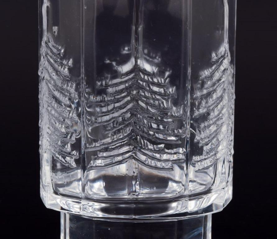 20ième siècle Jorma Vennola pour Iittala. Huit verres à boire 