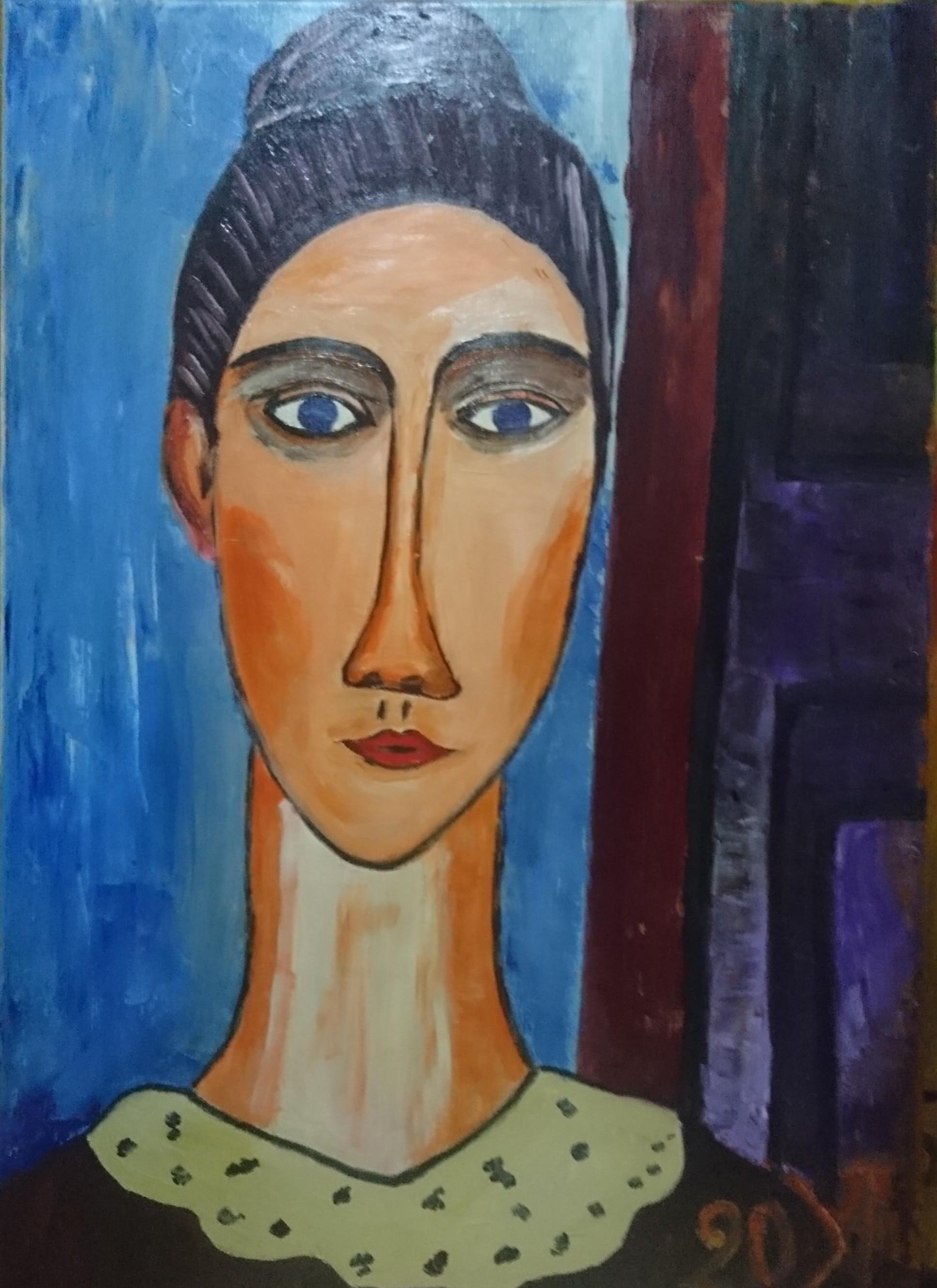 Jorna, Porträt einer Frau, 2020 im Zustand „Neu“ im Angebot in Saint ouen, FR
