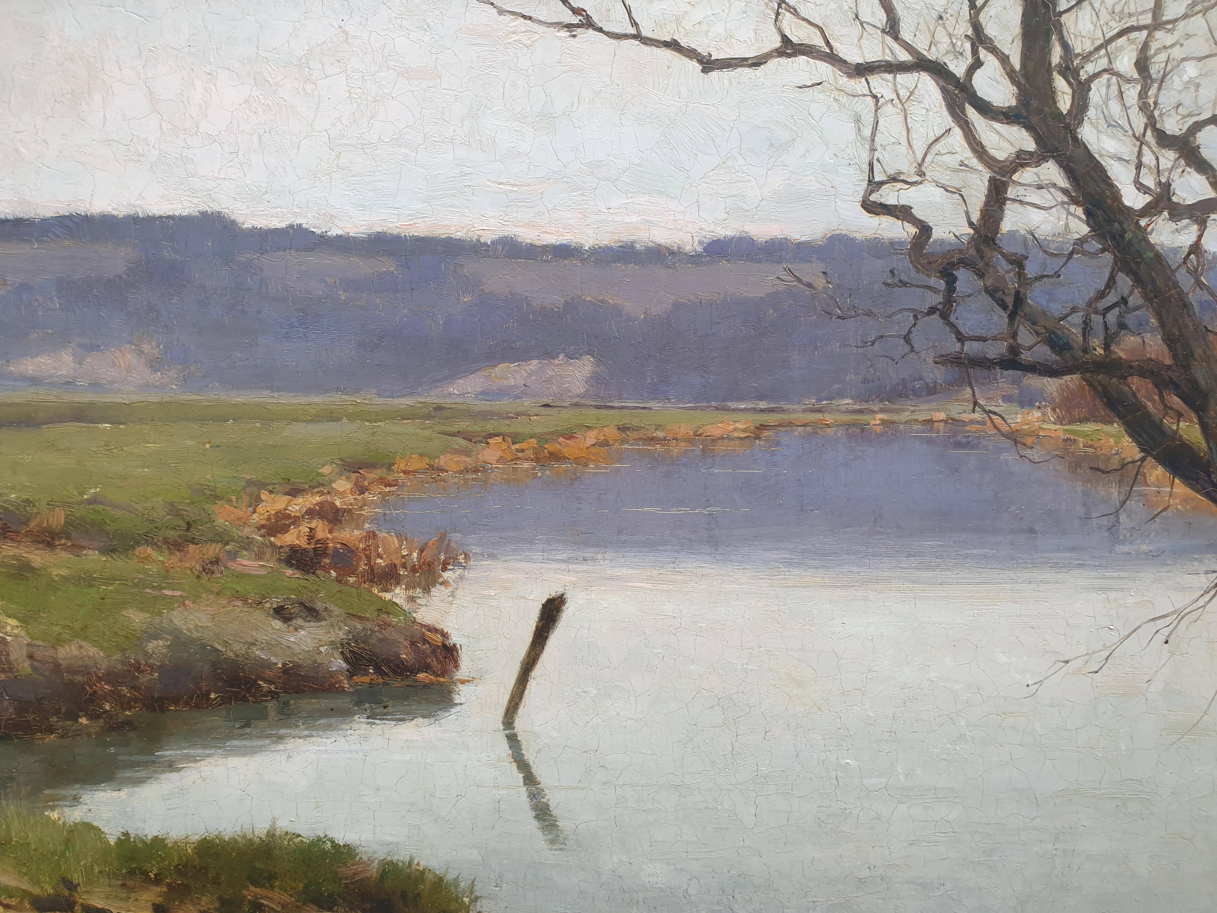 José WEISS Neuilly-sur-Seine, 1859 - Houghton (Inglaterra), 1919
Óleo sobre tabla de madera Firmado abajo a la izquierda 