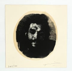 José A. Toirac, "Ohne Titel" aus La Huella Múltiple, 2002, Kupferstich, 8,1x8,1 Zoll