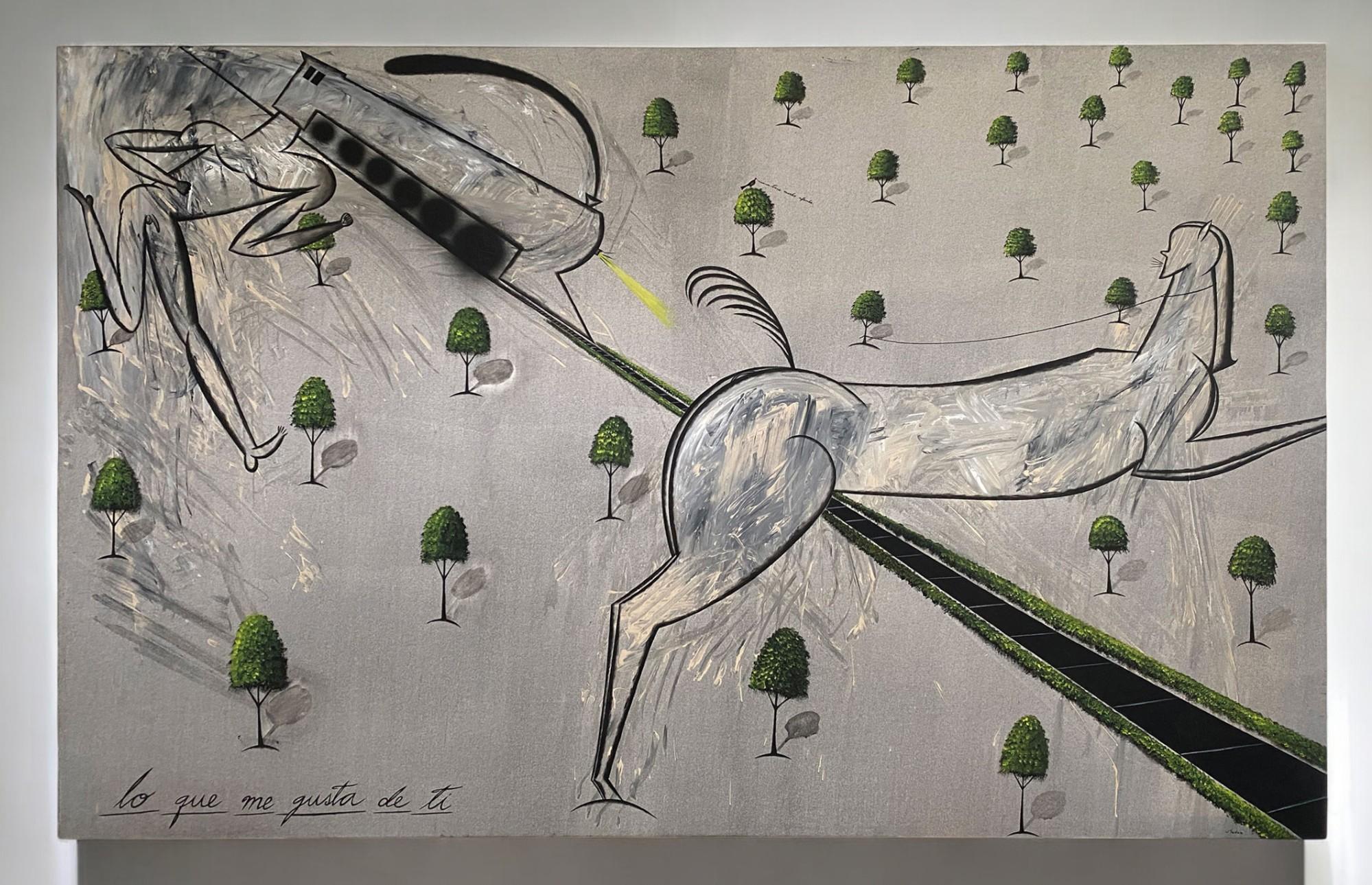 Animal Painting José Bedía - Lo que me Gusta de ti - Ce que j
aime chez toi