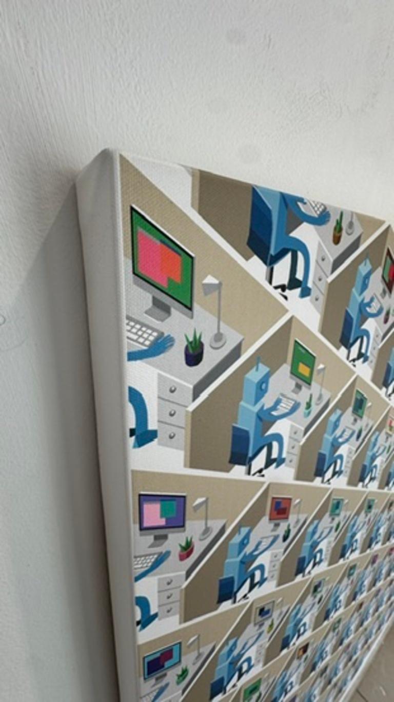 Offices 2 - Contemporary Print by José Carmona