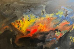 "Night's Glimmer" by Jos De Cock - Oil on Canvas - 90x130 cm