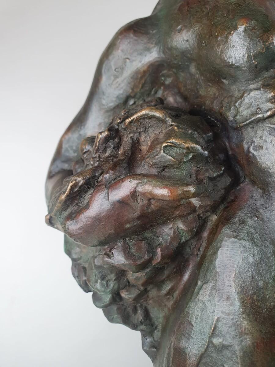 Jos De DECKER, Bronze With Green Patina 