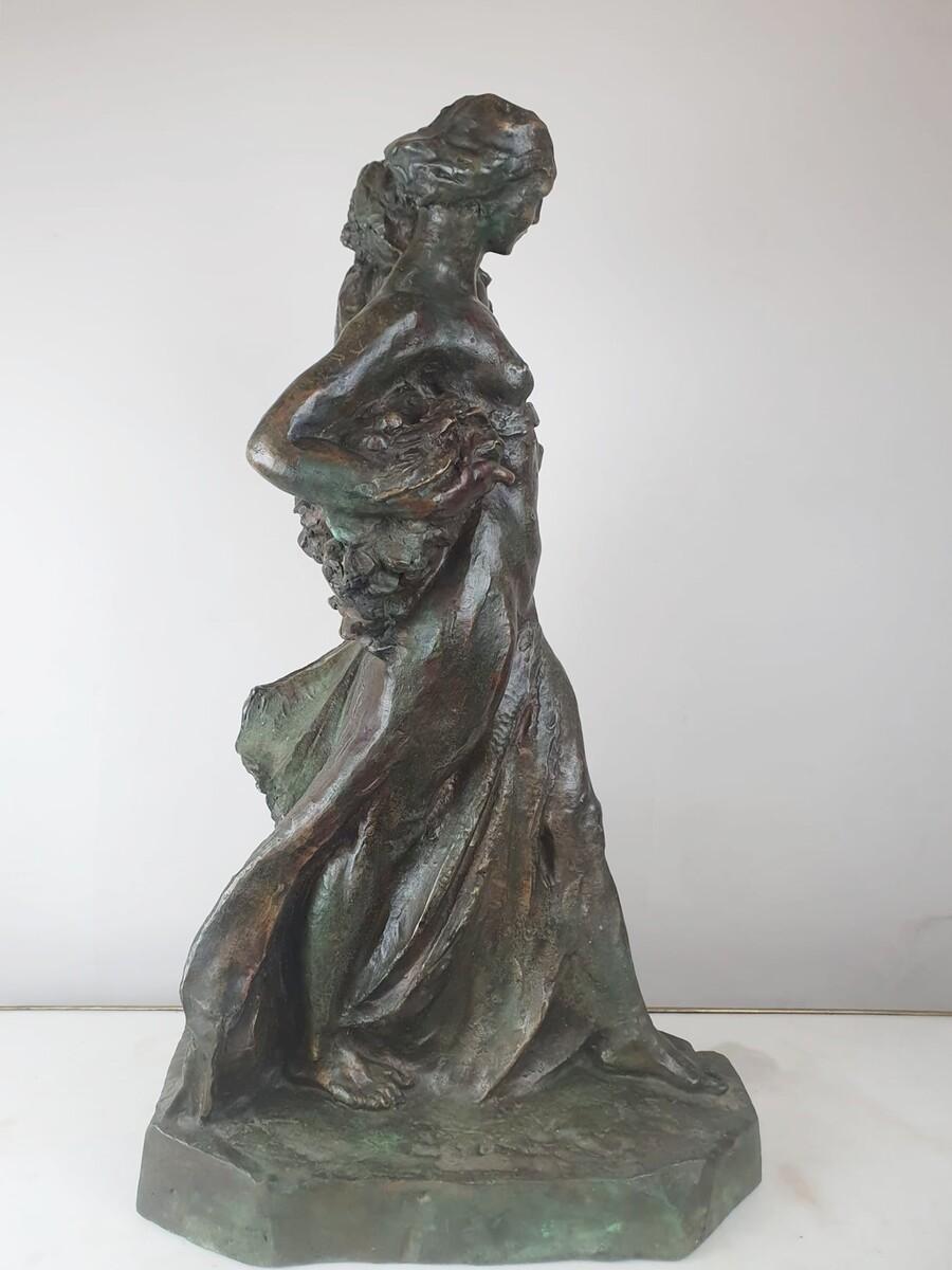 Jos De DECKER, Bronze With Green Patina 