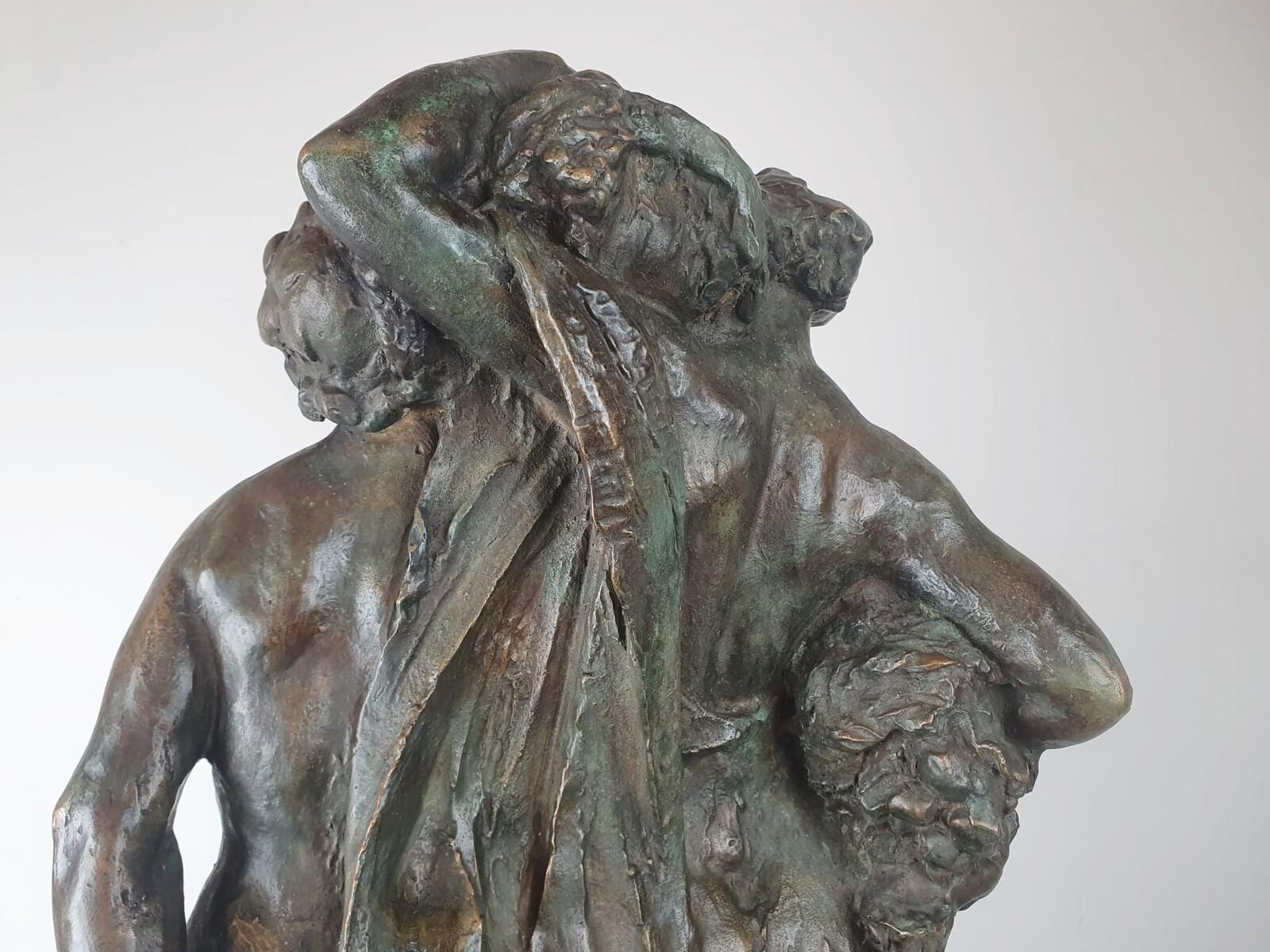 Jos De DECKER, Bronze With Green Patina 