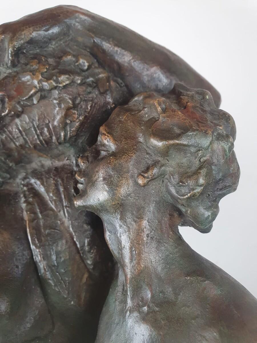 Jos De DECKER, Bronze With Green Patina 