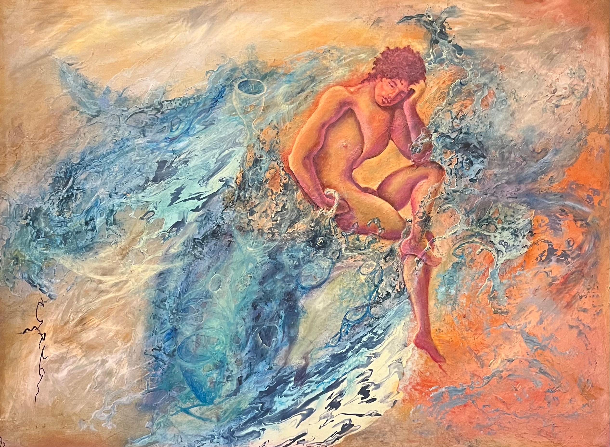 Oeuvre vendue avec son cadre : (61.5 x 79 cm)

José Gerson est un artiste suisse aux multiples facettes dont la carrière s'étend de la photographie à la peinture, en passant par la sculpture, le dessin et le cinéma. Dès son plus jeune âge, il a