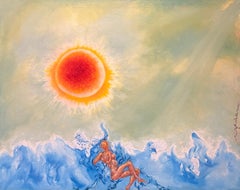 "La mer" par José Gerson - Huile sur toile - 73x92 cm
