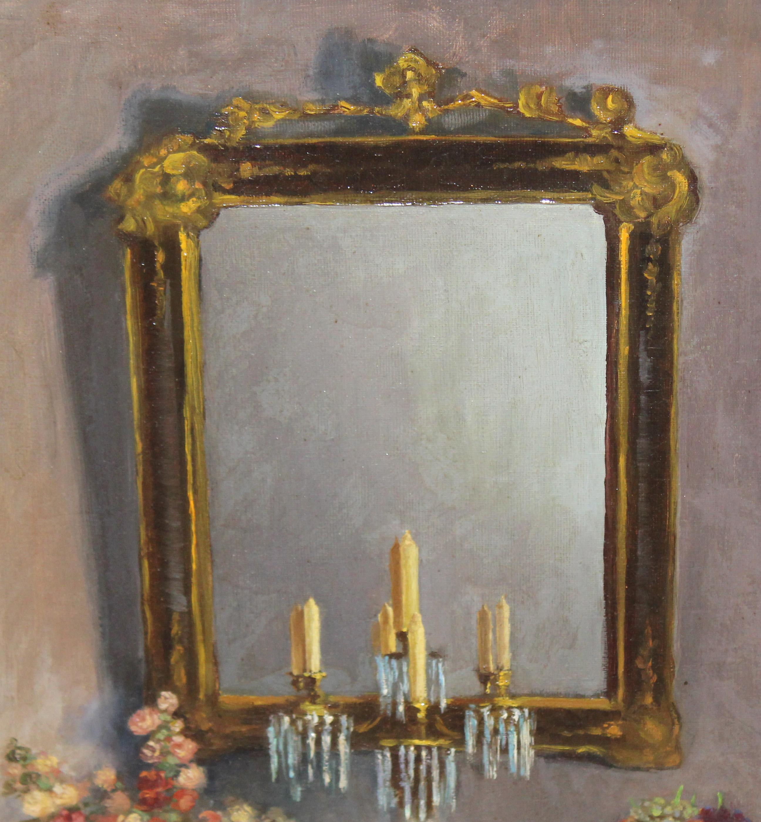 Óleo sobre tela - Tranquilidad victoriana (Braun), Interior Painting, von José Gómez Abad