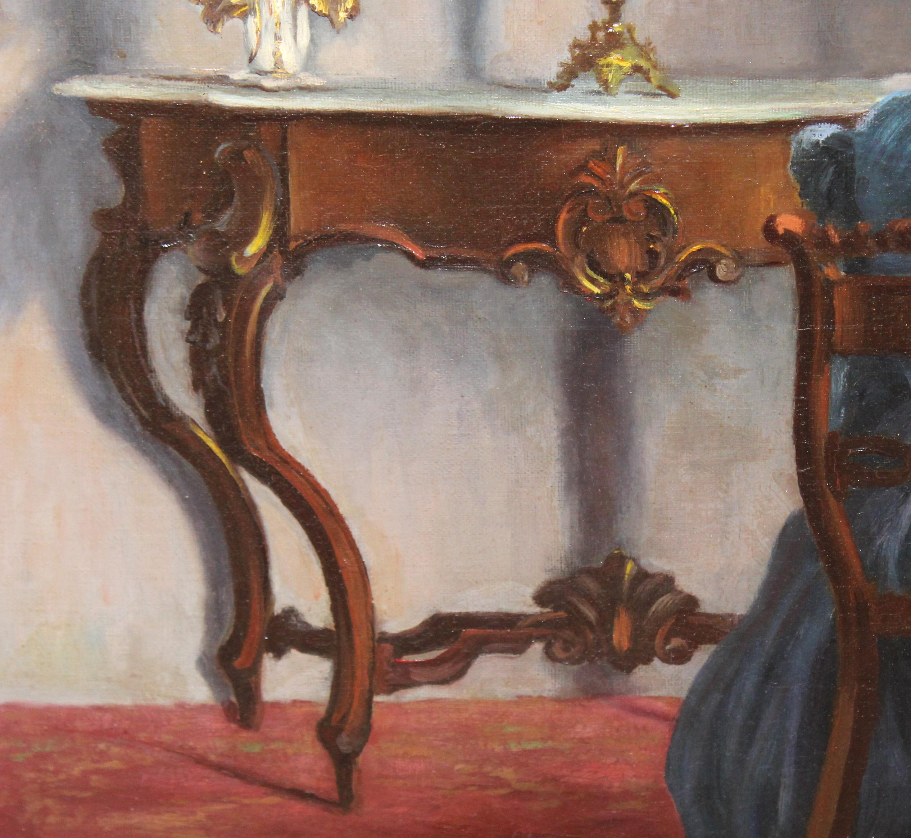 Óleo sobre tela - Tranquilidad victoriana im Angebot 1