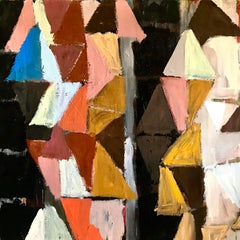 Bambú de noite, Abstract painting. From The Series Matas