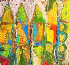 Bambu em cores século XV, Abstract painting. From The Series Matas