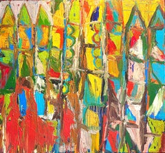 Bambu em cores século XV, Abstract painting. From The Series Matas