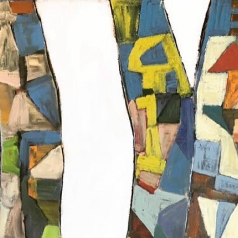 Coqueiros de Klee, Abstract painting. From the series Matas - Painting by José Ignacio Suarez Solis