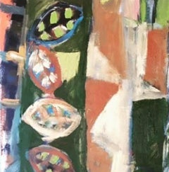 Mata de verde, Abstract painting. From The Series Matas