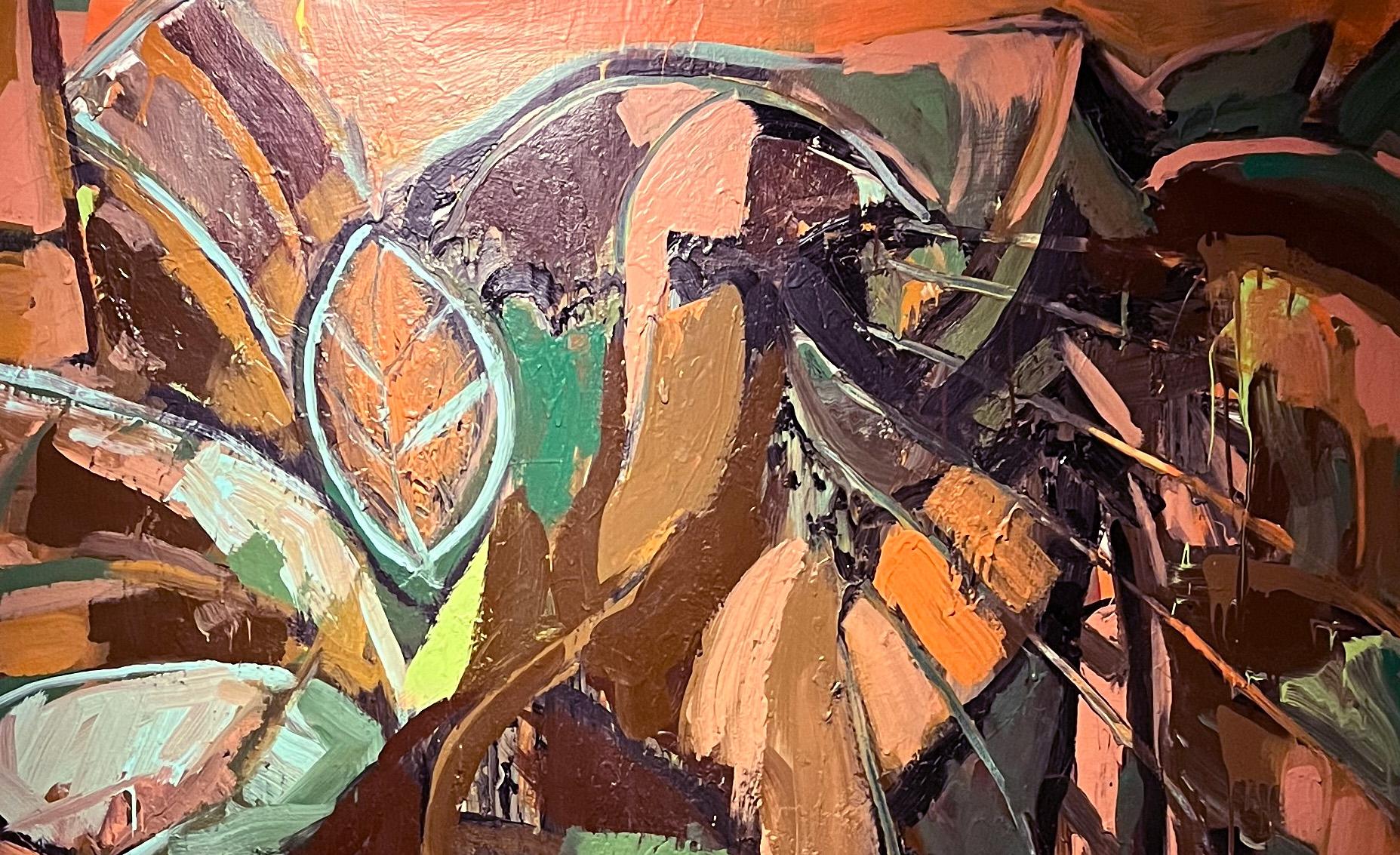 Mato de fogo século XV, Pittura astratta. Dalla serie Matas - Painting Astratto di José Ignacio Suarez Solis