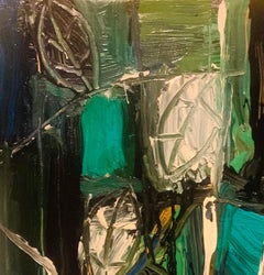 Mato e bambu, Abstract painting. From The Series Matas