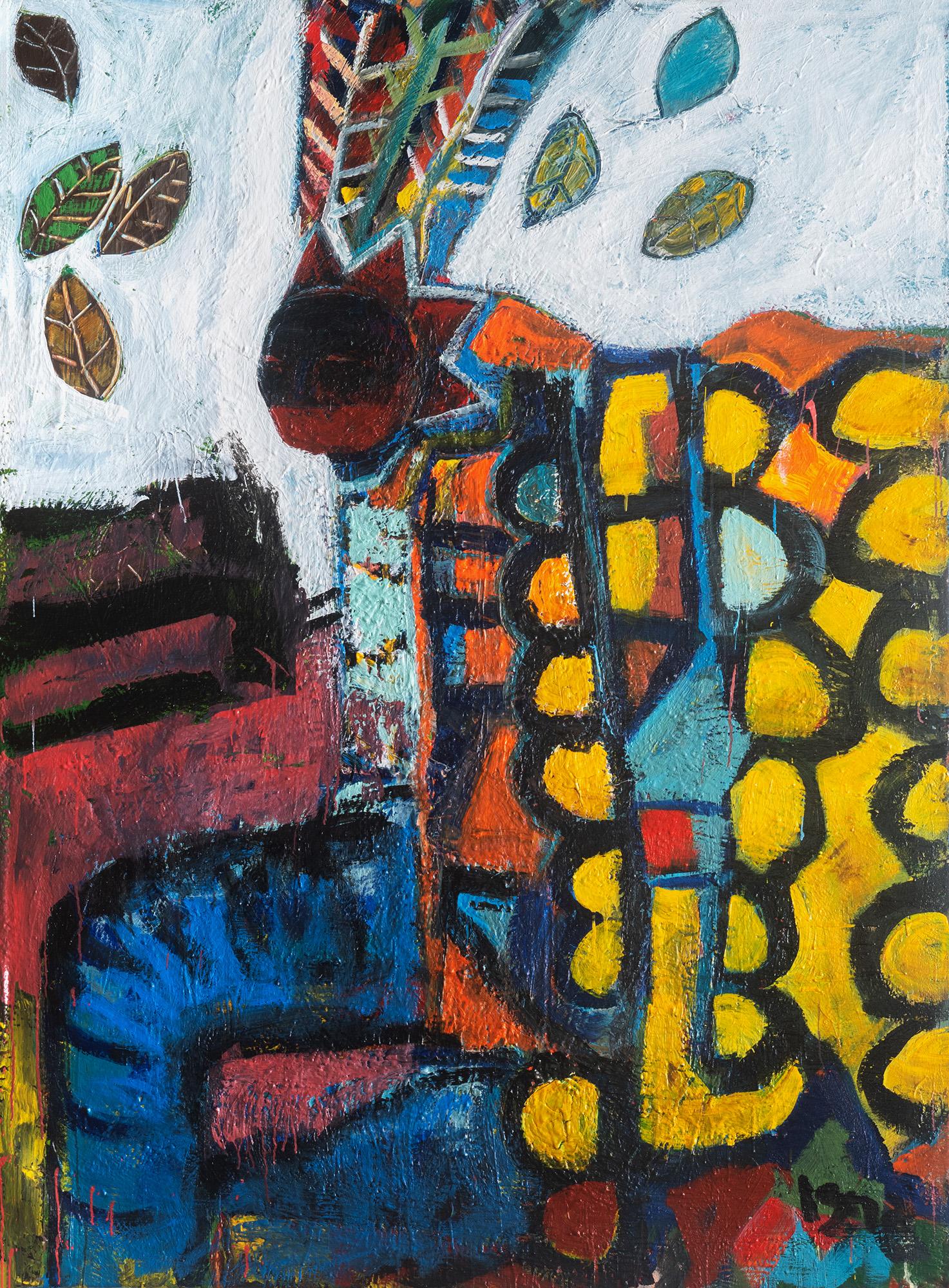 José Ignacio Suarez Solis Abstract Painting - ORÍ FEITICEIRA TUPINAMBÁ, Painting. From the Series Figures