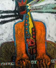 ORÍ GUERREIRA TAMOYA, Painting. From the Series Figures