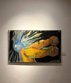 ORÍ GUERREIRO DANIEL NA COVA DOS LEÕES, Painting. From the Series Figures