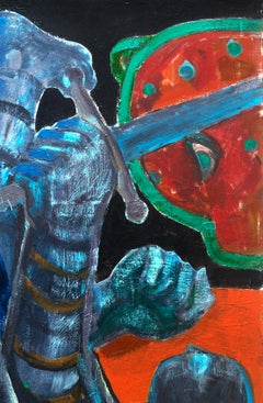 St. George, Painting. From the Series Figures