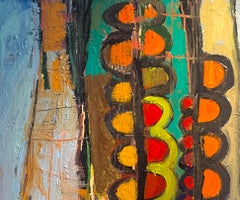 Terra de pindorama, Abstract painting. From The Series Matas