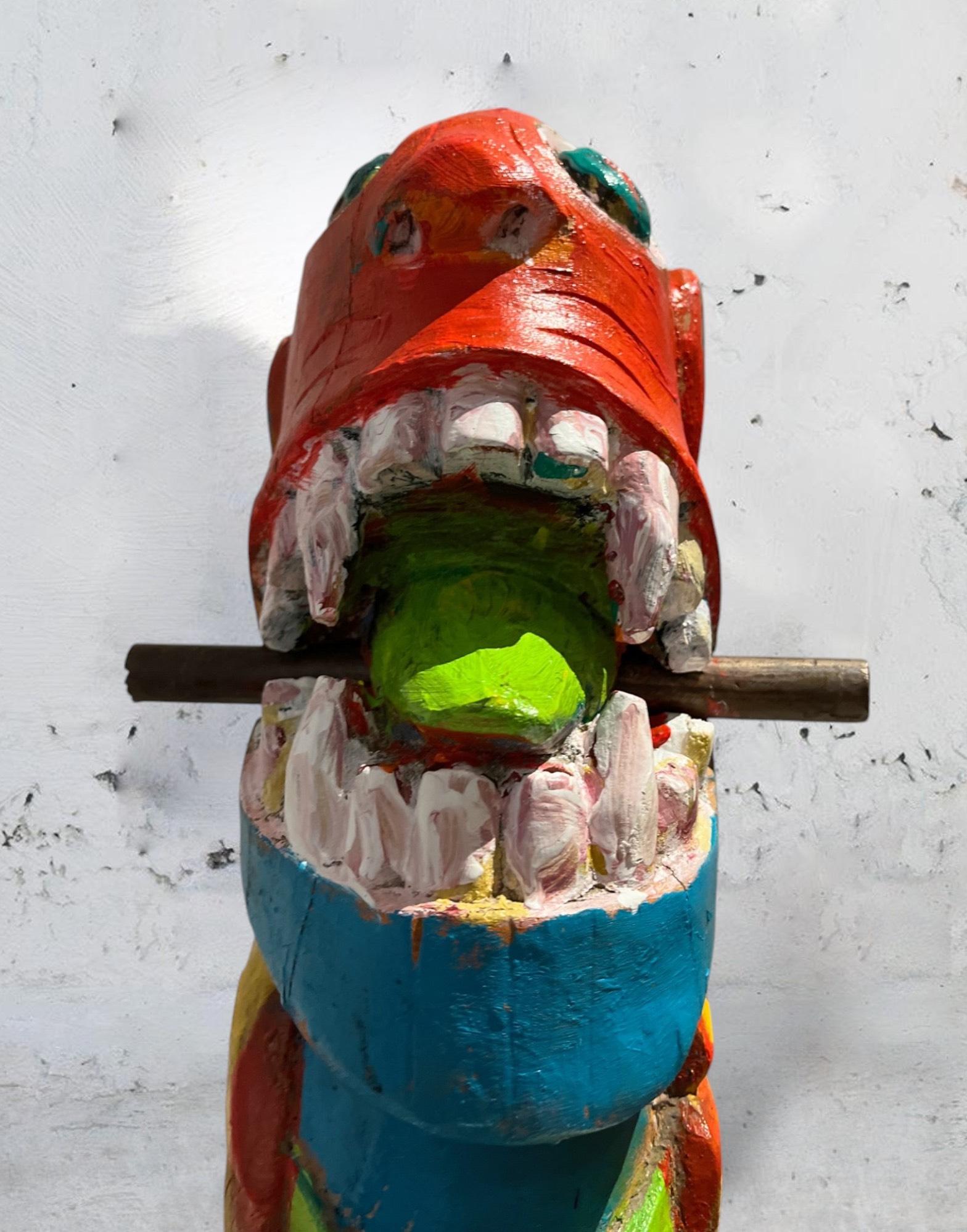 Apropriaçao frei de carranca, Figurative Bildhauerei. Skulpturen aus der Serie Skulpturen (Abstrakt), Sculpture, von José Ignacio Suarez Solis