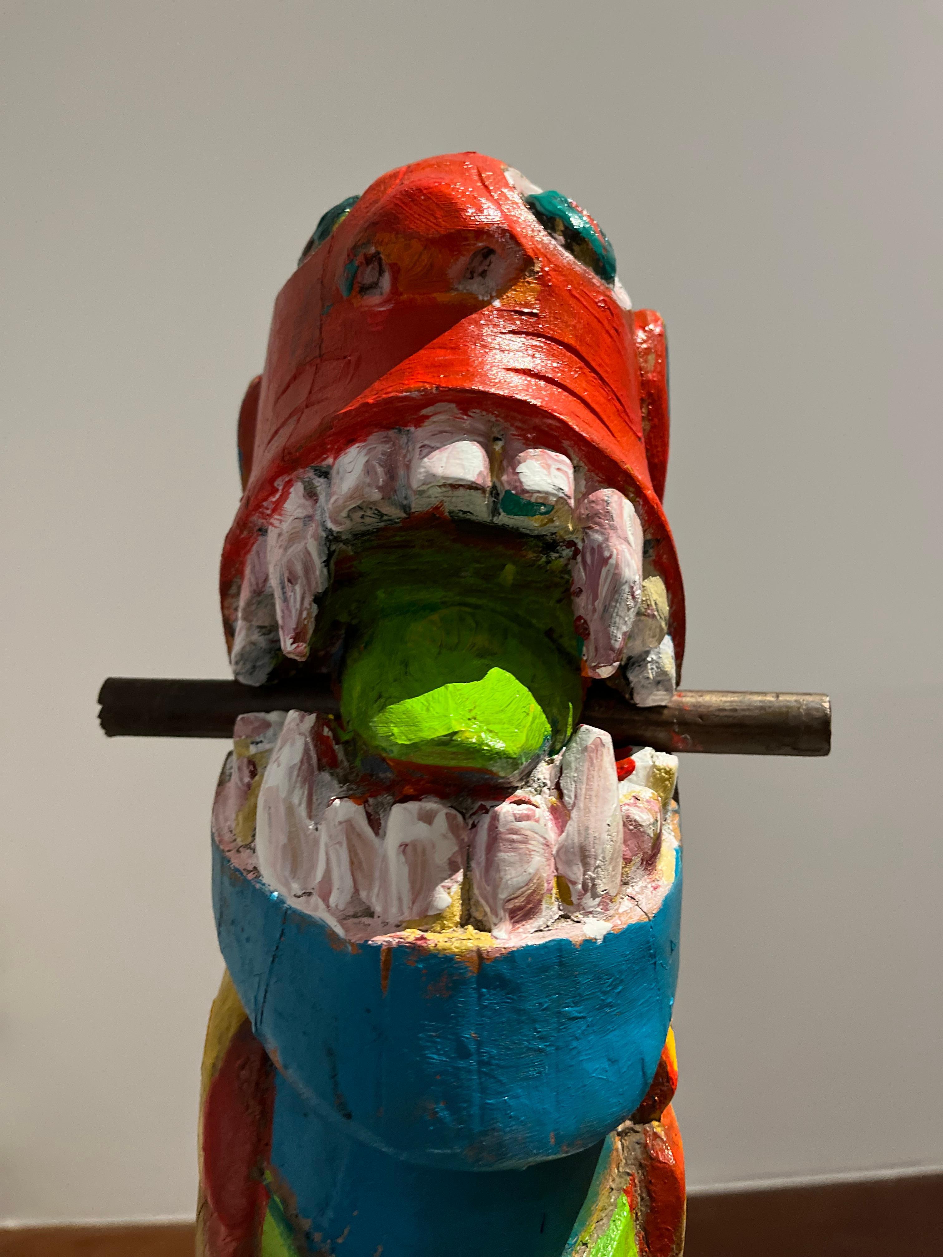 Apropriaçao frei de carranca, Figurative Sculpture. From the Series Sculptures For Sale 2