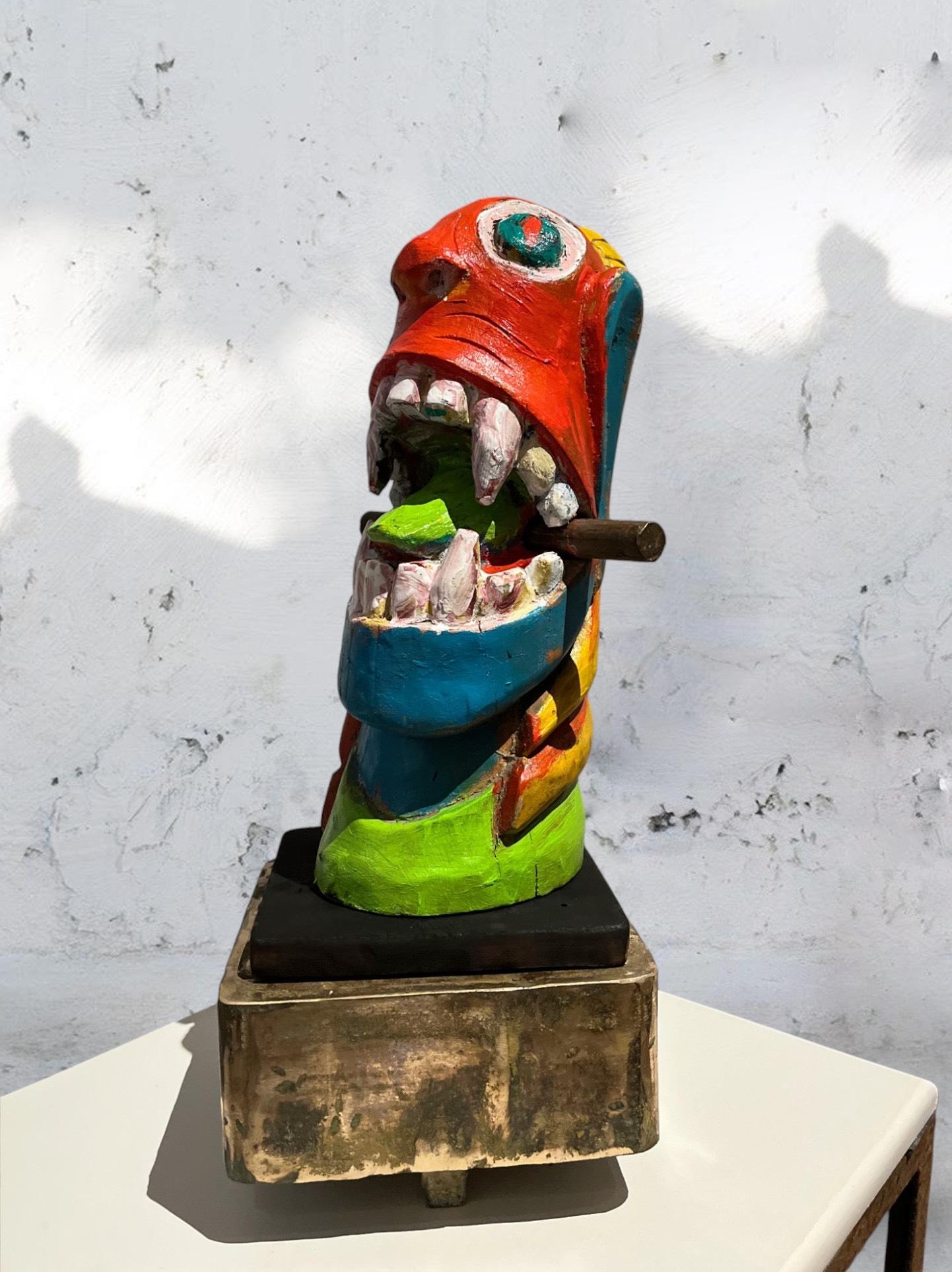 Apropriaçao frei de carranca, Figurative Sculpture. From the Series Sculptures
