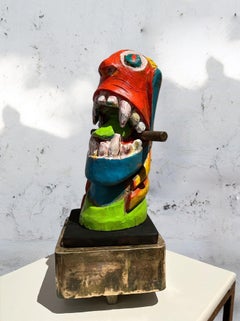 Apropriaçao frei de carranca, Figurative Sculpture. From the Series Sculptures