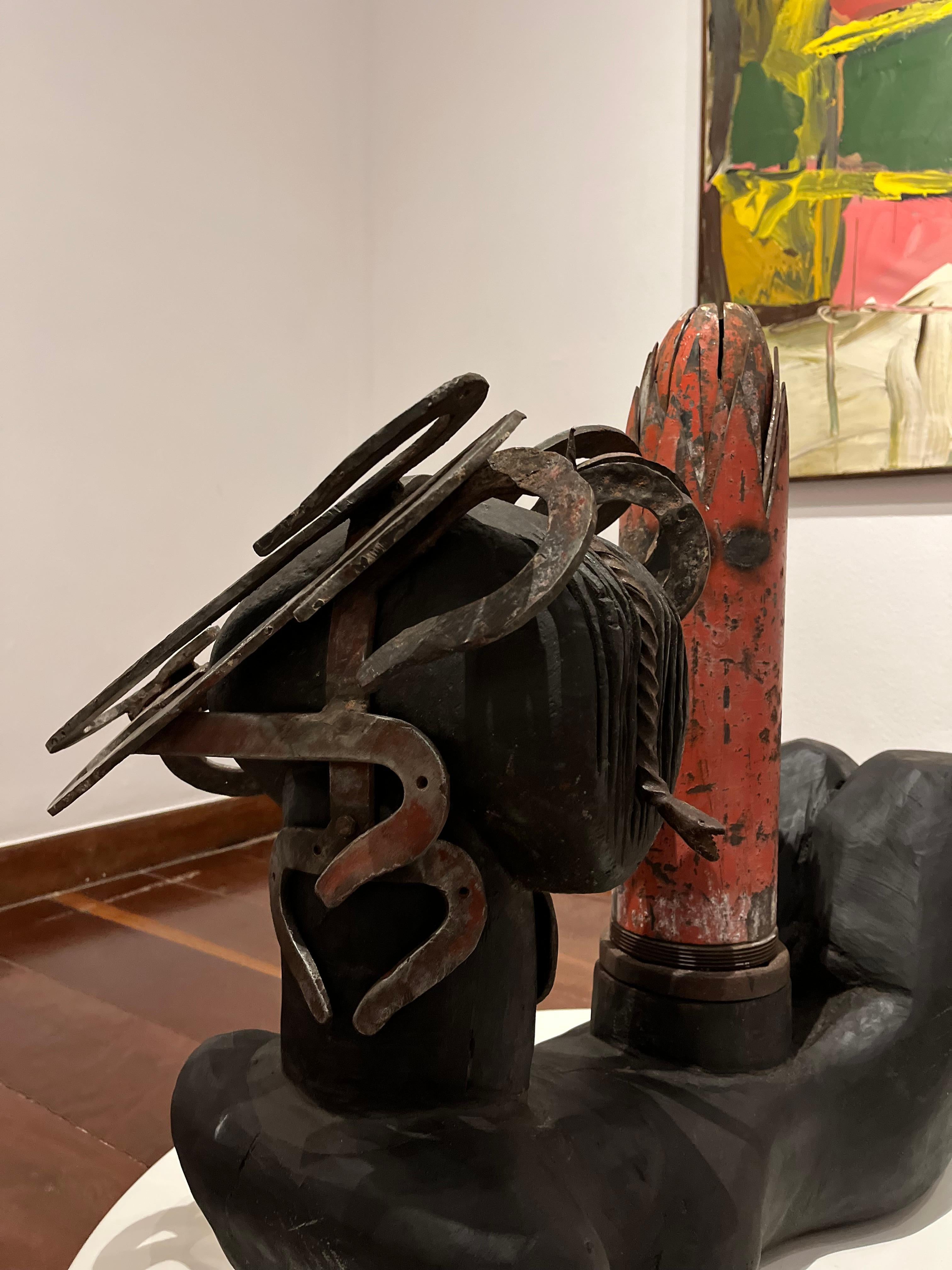 ORÍ GUERREIRA NA LUZ II, Figurative Bildhauerei. Skulpturen aus der Serie Skulpturen (Abstrakt), Sculpture, von José Ignacio Suarez Solis