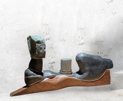 Ori Guerreira na luz III, sculpture figurative. Sculptures de la série