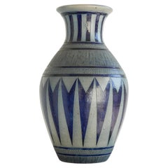 Jos Kalb Grès de La Roche Grand Vase Salé Belgique 1940s