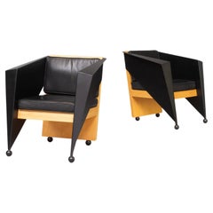 Jos Laugs ‘rapido’ lounge chair for Furnitura set/2