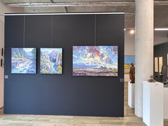 Les Gorges du Verdon - Peinture de montagne en plein air du 21e siècle