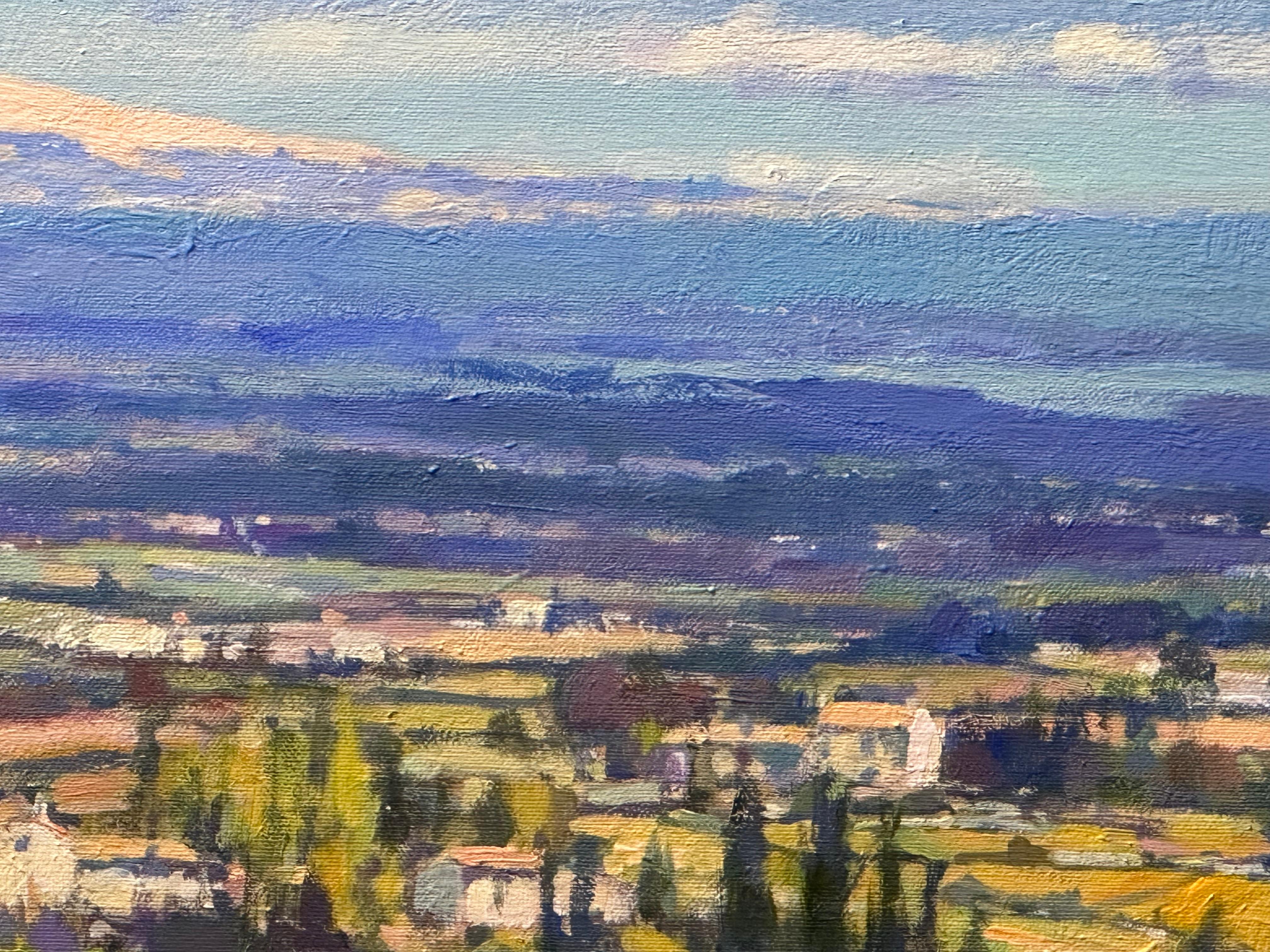Plateau de Vaucluse, Mt Ventoux - 21st Century  Plein air Landscape Painting  For Sale 2