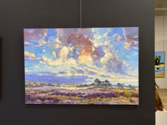 La lande de Strabrecht II - Peinture de paysage en plein air du 21e siècle