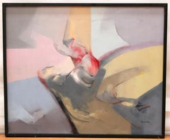 Óleo sobre lienzo titulado "Azul"