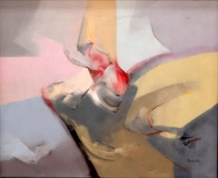 Óleo sobre lienzo titulado "Azul"