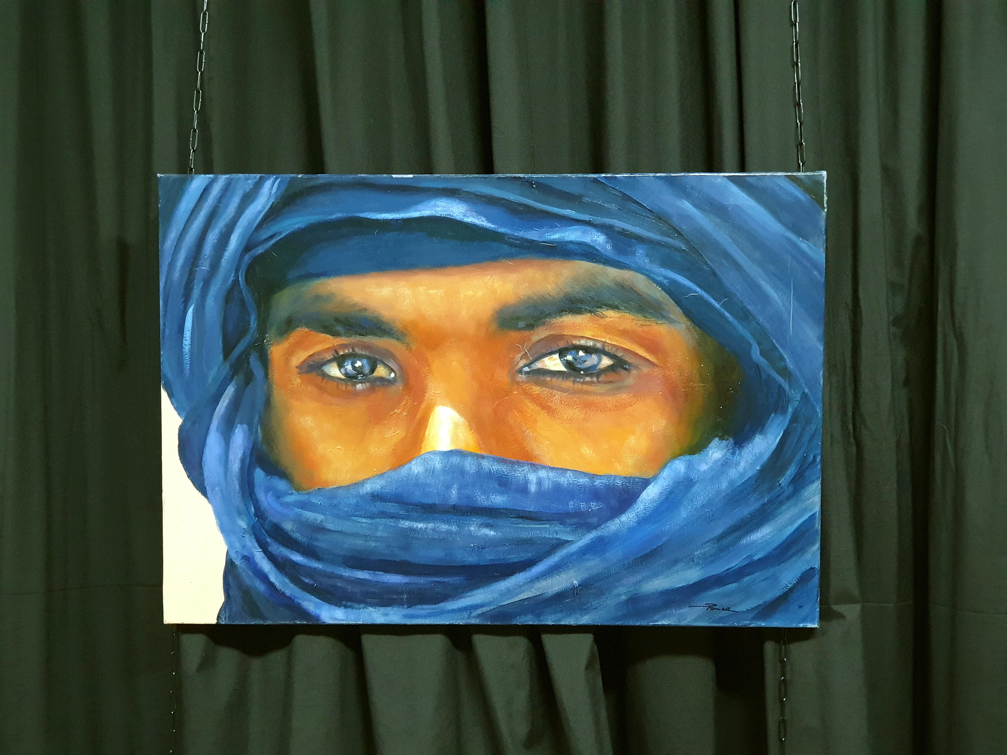Tuareg - Painting by José Luis Pagador Ponce