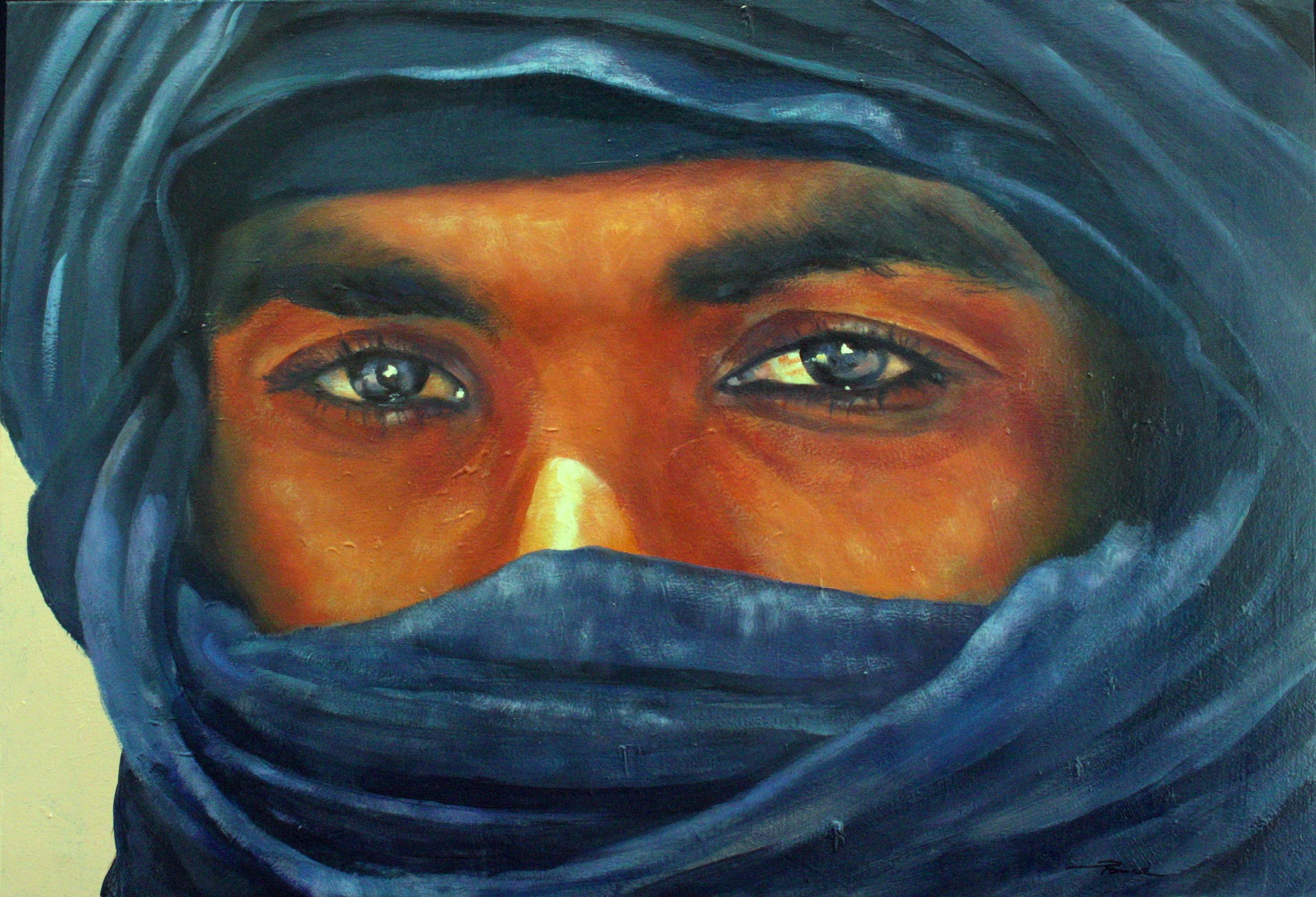 José Luis Pagador Ponce Figurative Painting - Tuareg